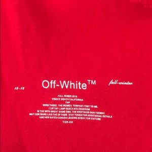 Off white sweater